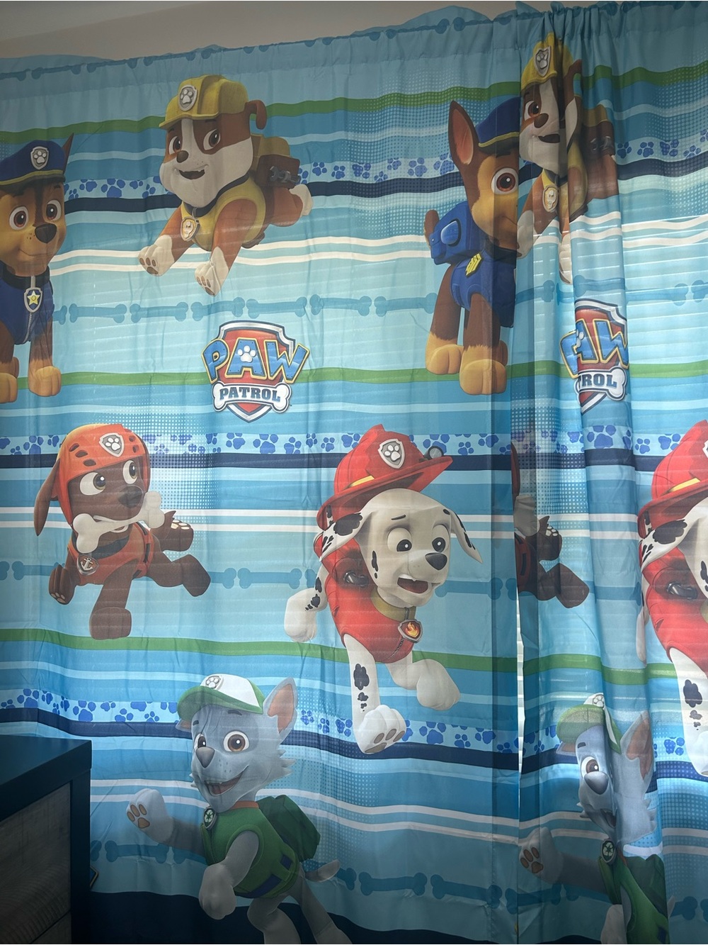 Curtain with Paw Patrol print set of 2 - Picture 2 of 5